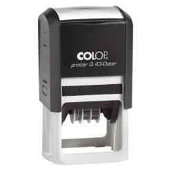    Colop Printer Q 43 dátum és szövegbélyegző önfestékező 43x43 mm