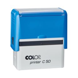 Colop Printer C 50 szövegbélyegző önfestékező 30x69 mm/kék